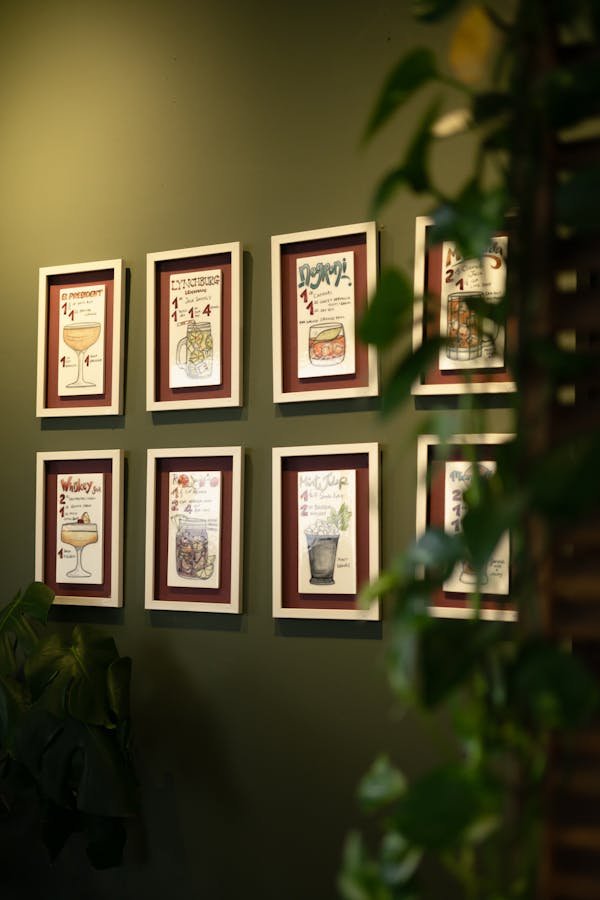 Vibrant cocktail posters that transform your home decor